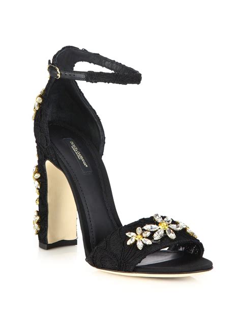 dolce gabbana lace sandals|dolce & gabbana sandals sale.